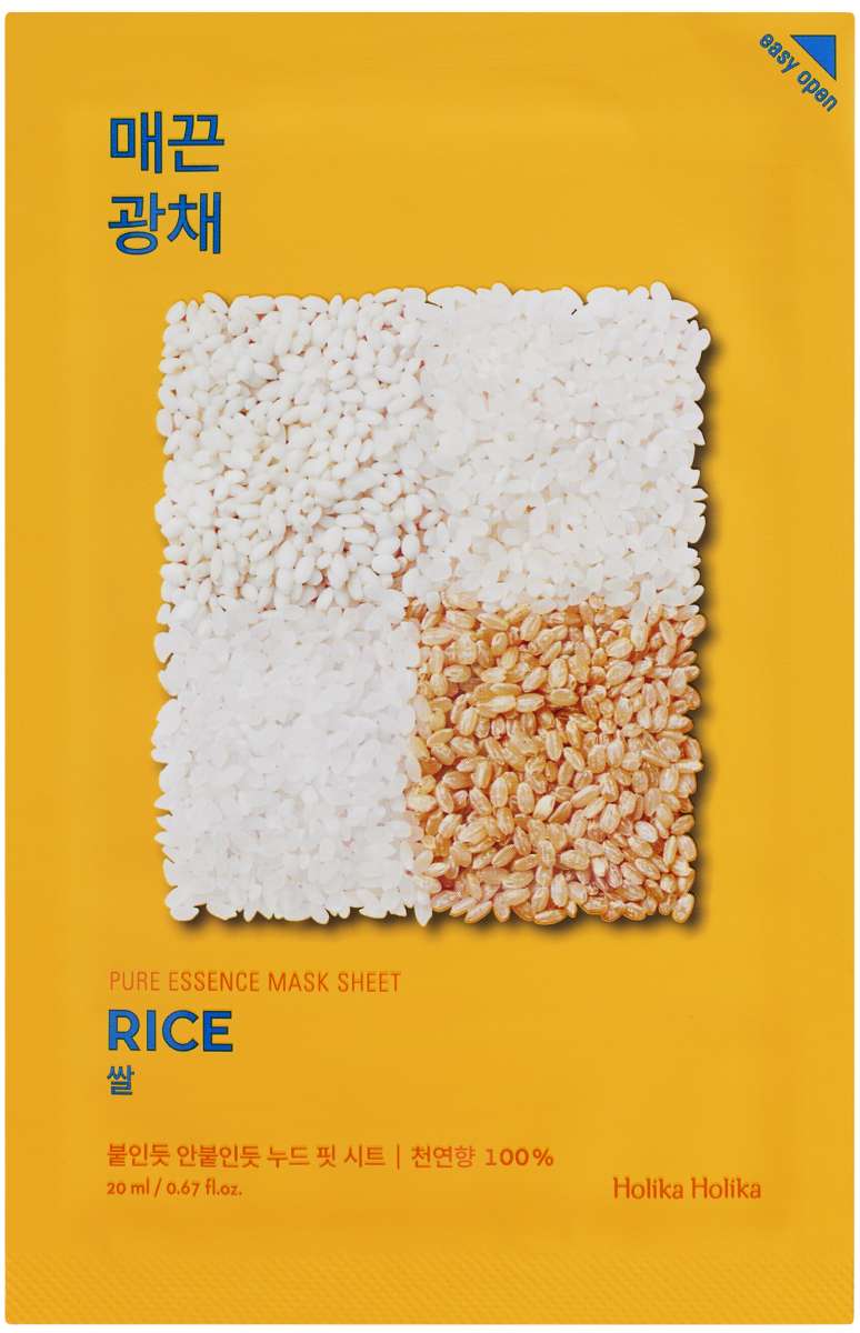 HOLIKA HOLIKA - Pure Essence Mask Sheet - Rice