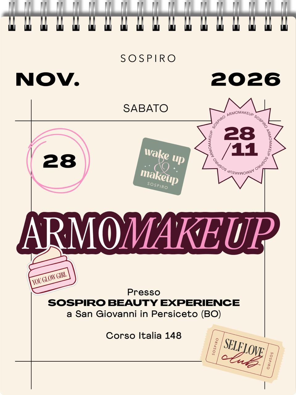 28 NOVEMBRE - ARMOMAKEUP CON NICARAGUA