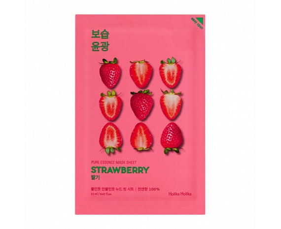HOLIKA HOLIKA - Pure Essence Mask Sheet - Strawberry