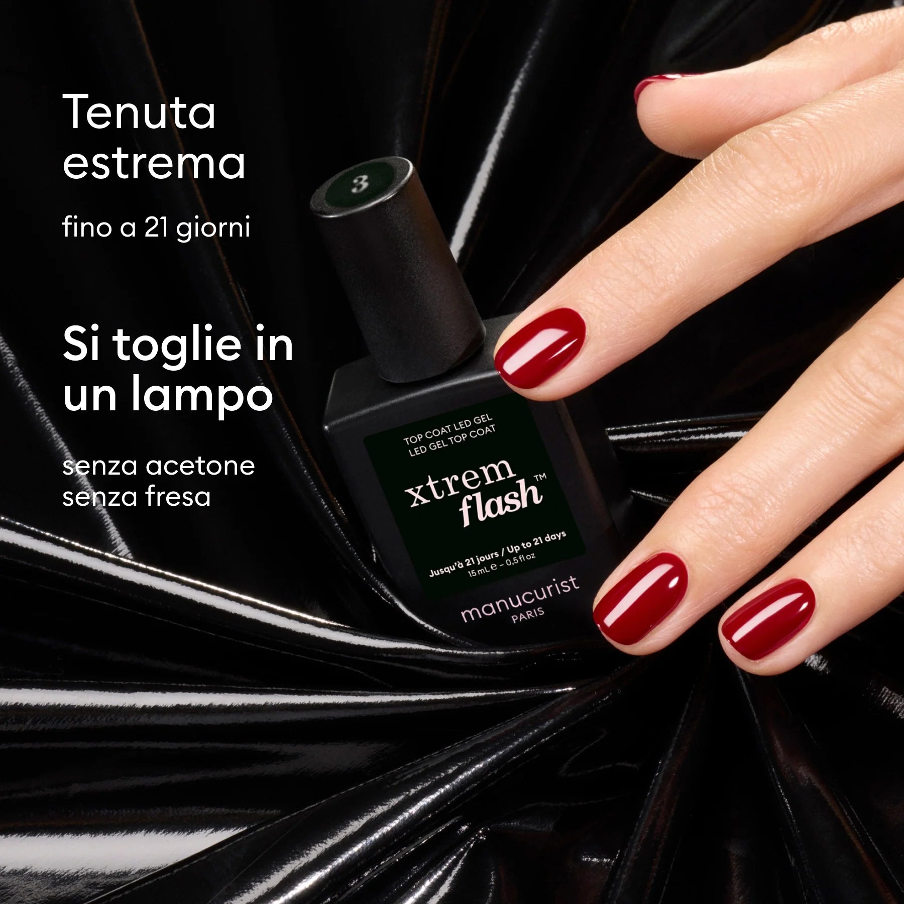 MANUCURIST - Top Coat gel Xtrem Flash™