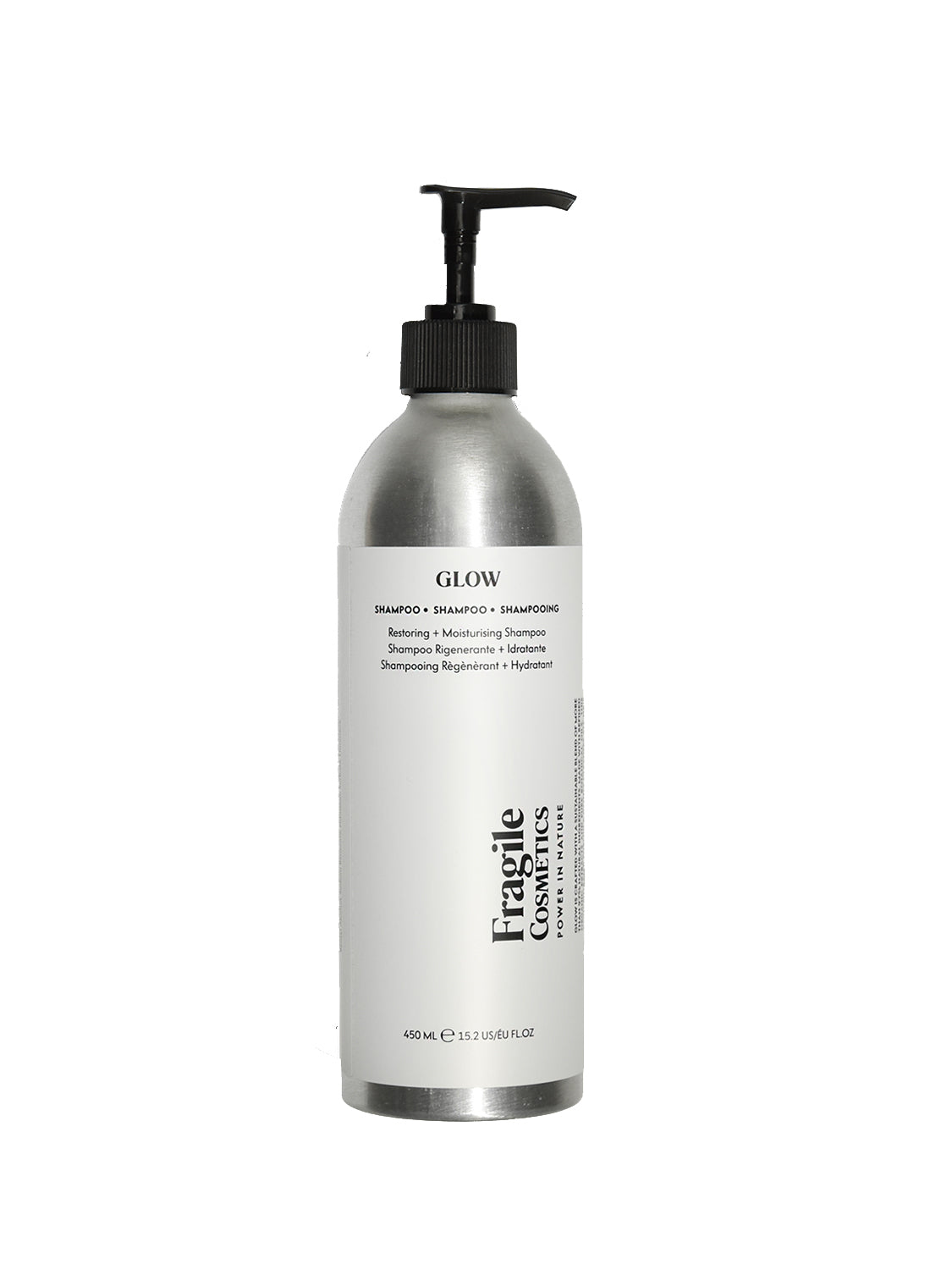 Fragile Cosmetics - GLOW Restoring + Moisturising SHAMPOO