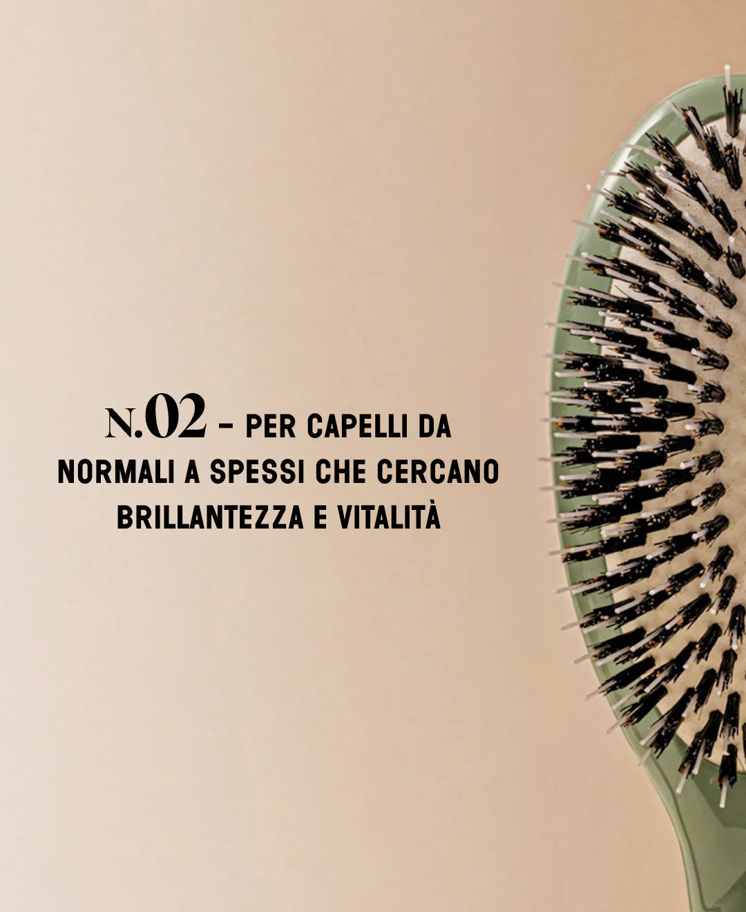 La Bonne Brosse -  N 2 La Spazzola Districante e Trattante l’Indispensabile Verde Mandorla