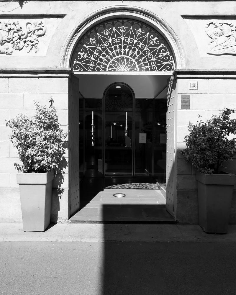 L'ingresso di Sospiro in Corso Italia 148